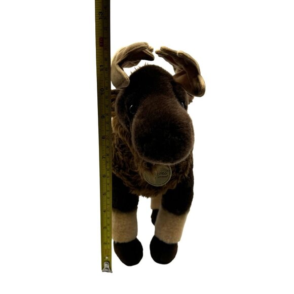 Aurora Miyoni Moose Plush Toy Cute & Cuddly Realistic Stuffed Animal - 15" Tall - Picture 13 of 14
